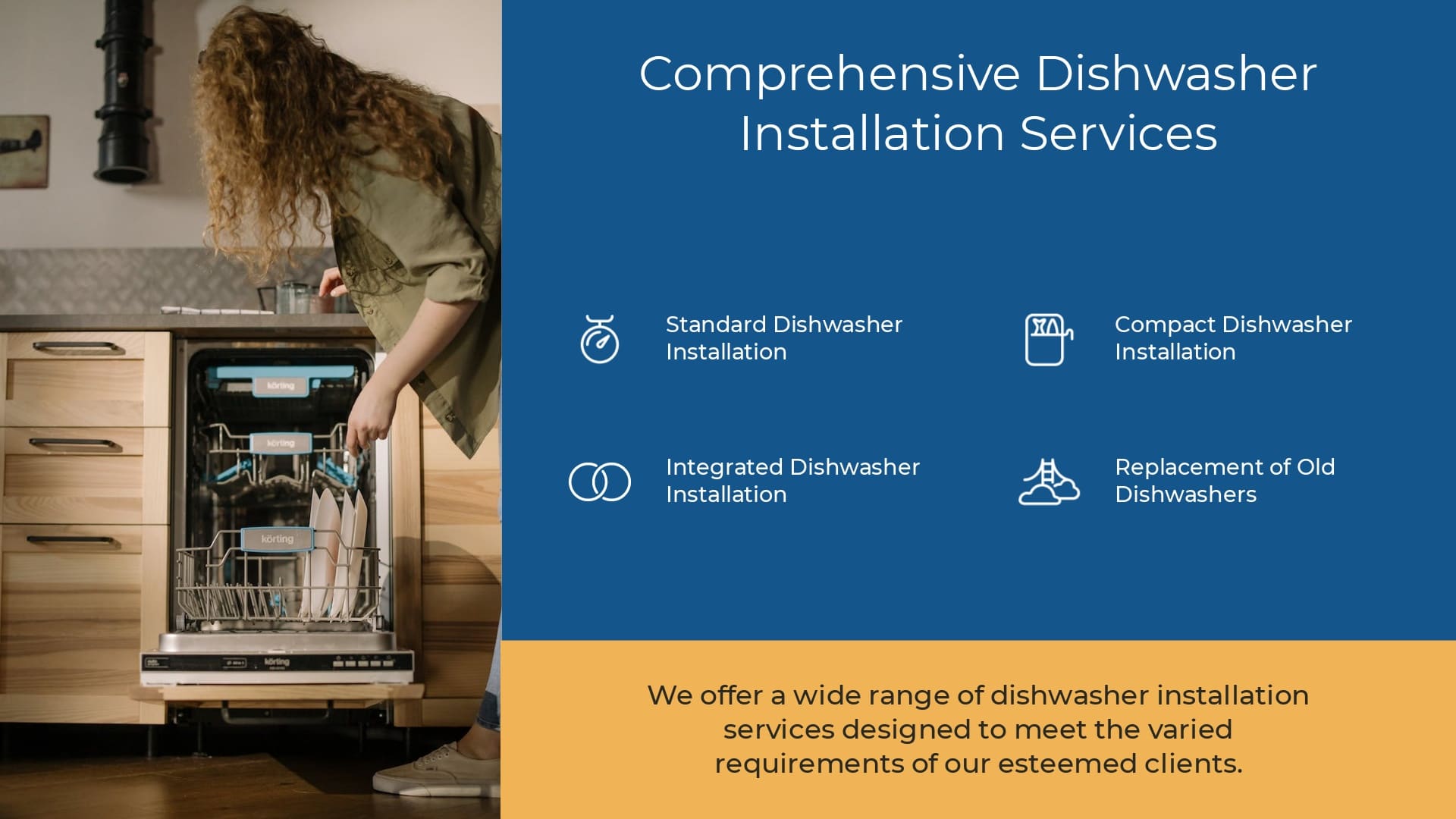 Dishwasher Installation Service